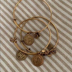 Alex and ani three bracelets